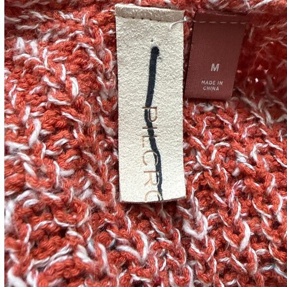 Anthropologie Pilcro Knit Tunic Sleeveless Sweater Red Rouge Size Medium - Picture 10 of 12